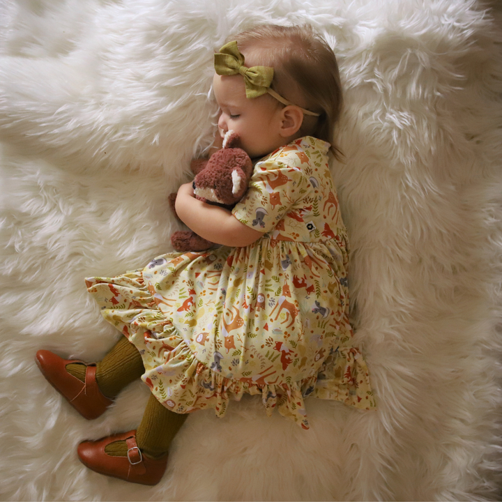Twirl Dress - Deer Friends