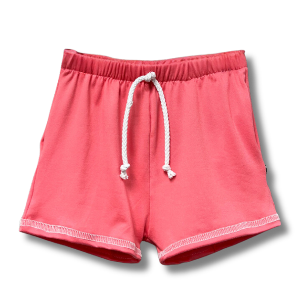 Jogger Shorts - Coral
