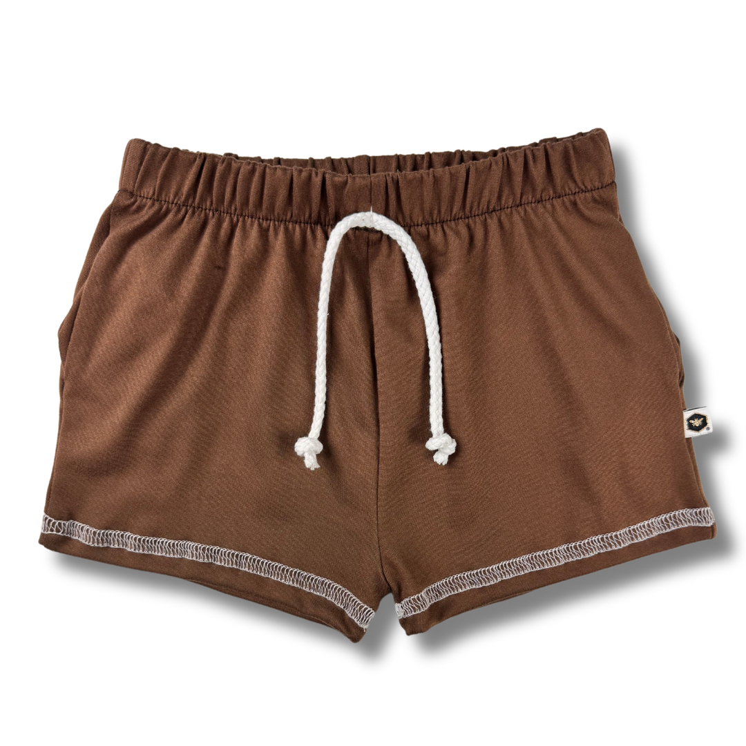 Jogger Shorts - Chocolate