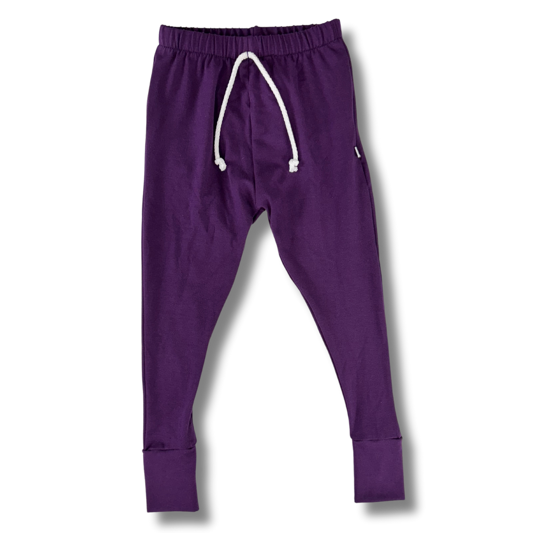 Naturals - Jogger Pants - Eggplant