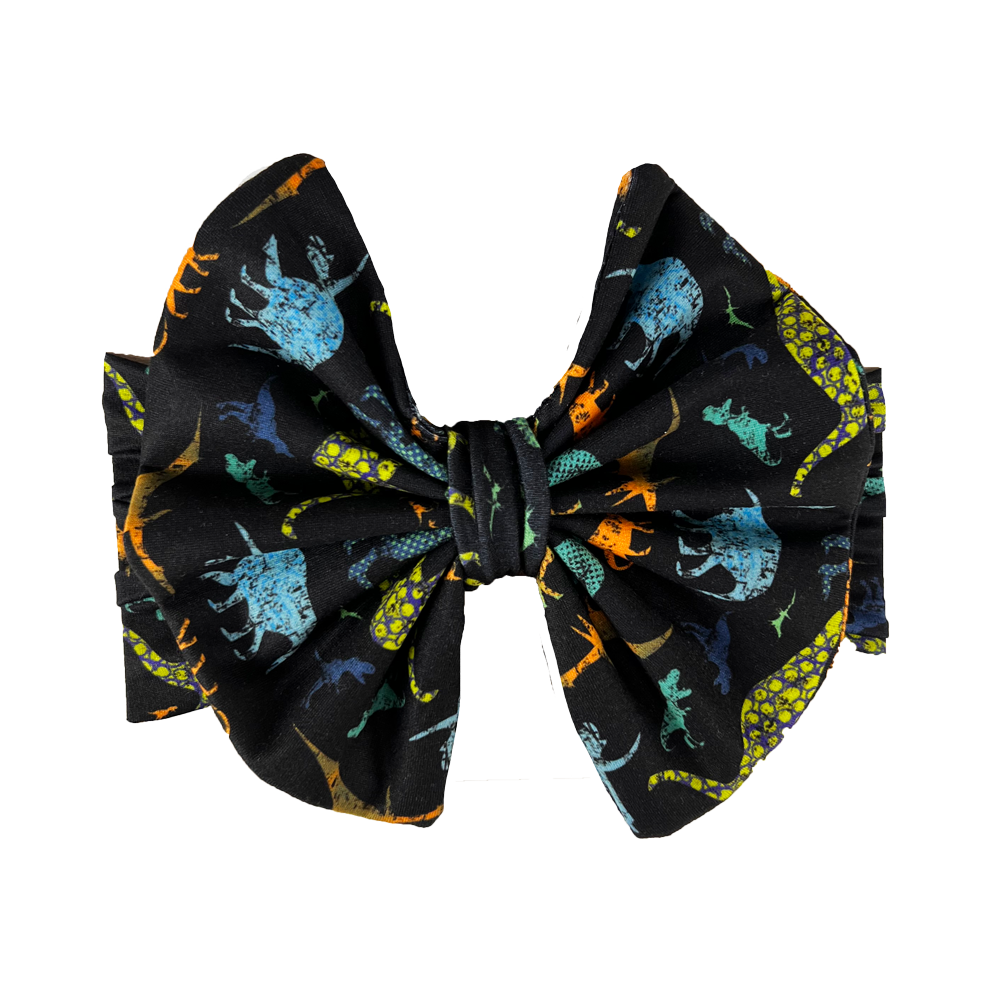 Big Bow Headband - Prehistoric