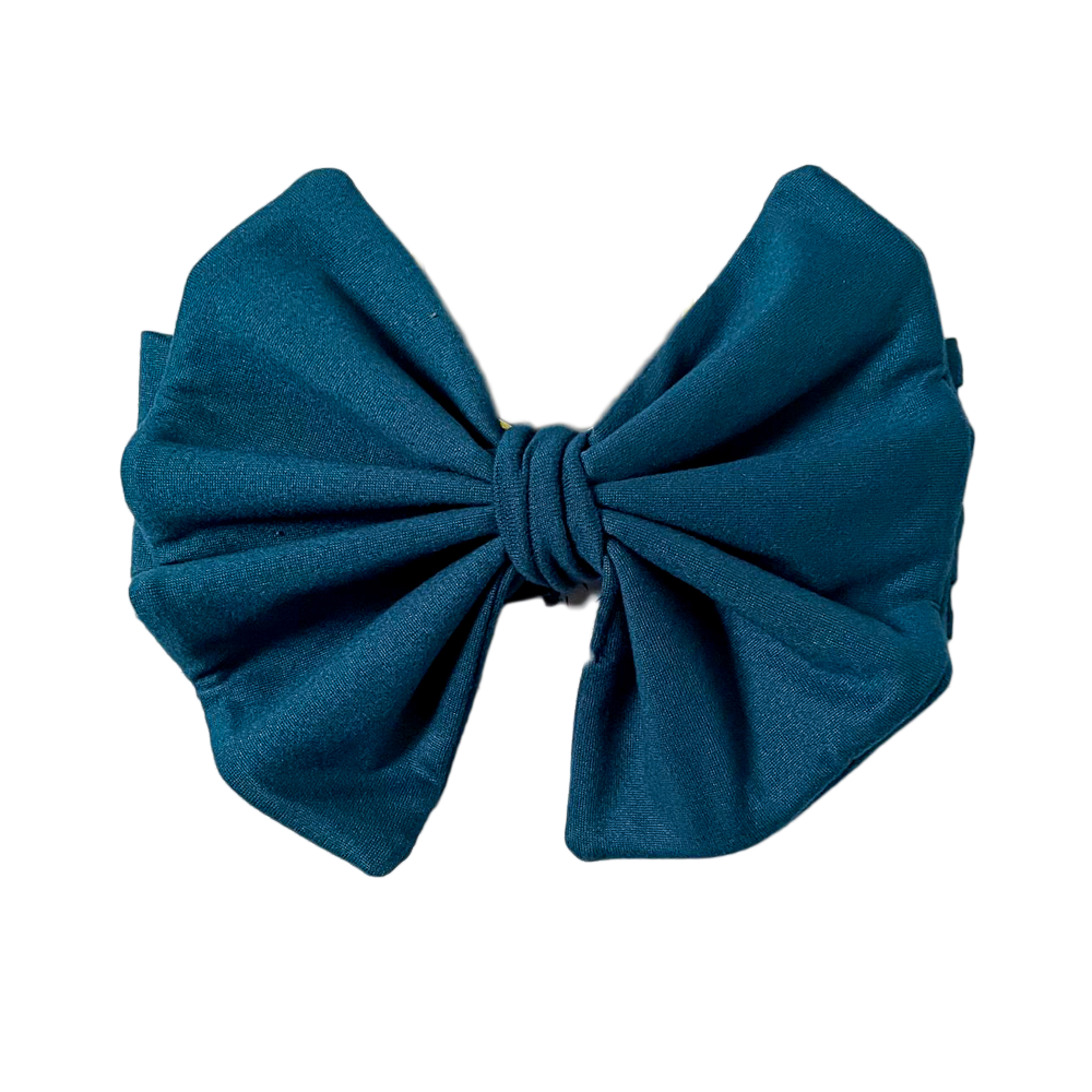 Big Bow Headband - Teal