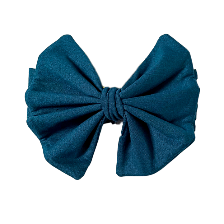 Big Bow Headband - Teal