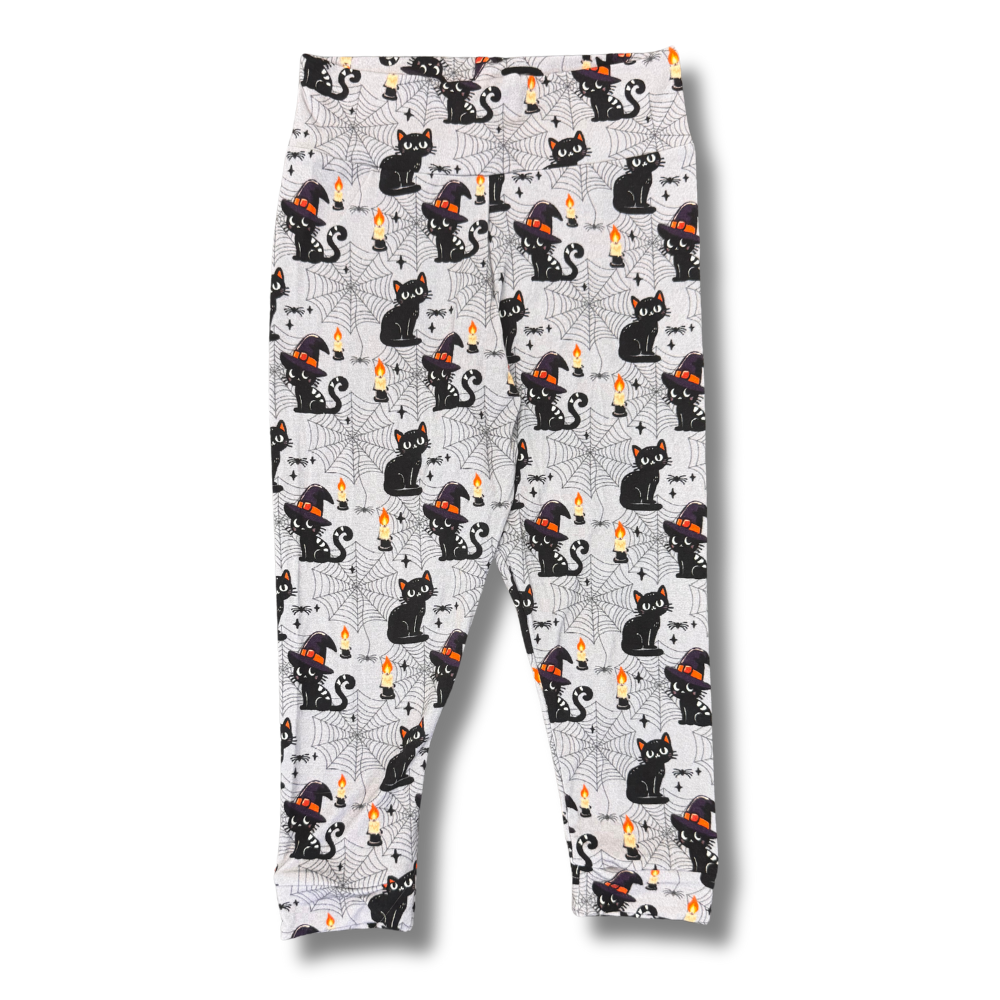 Bamboo Leggings in Purrfectly Spooky