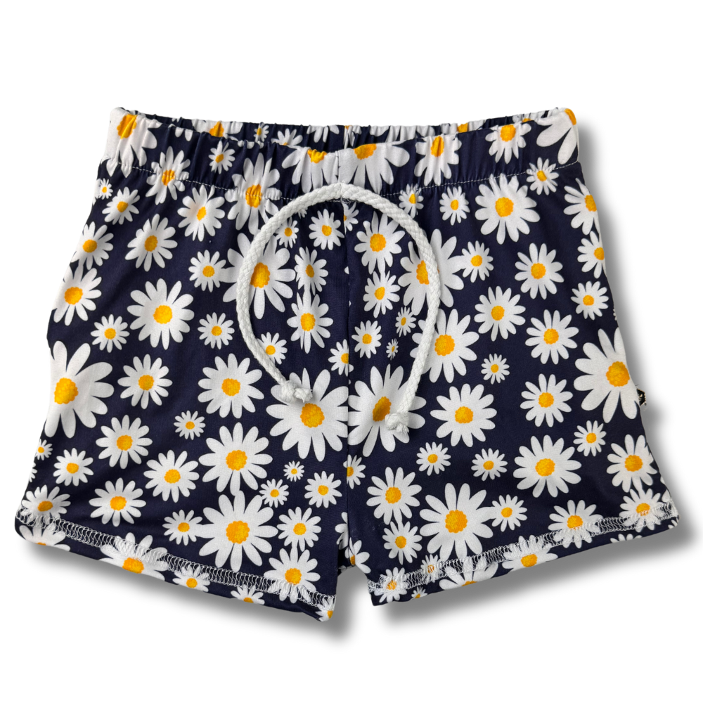 Jogger Shorts - Daisies