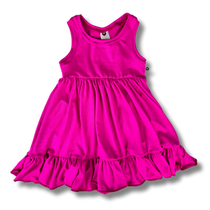 Tank Twirl Dress - Hot Pink