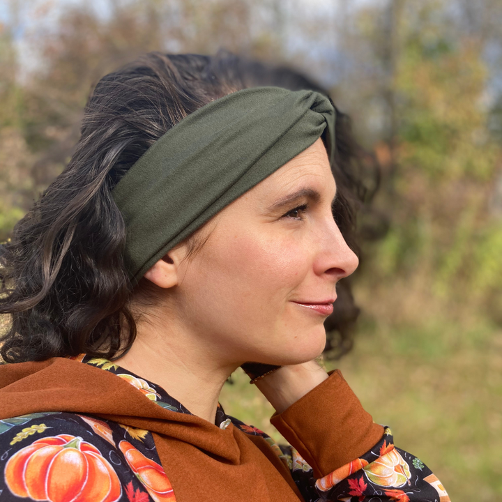 Adult Headband - Olive