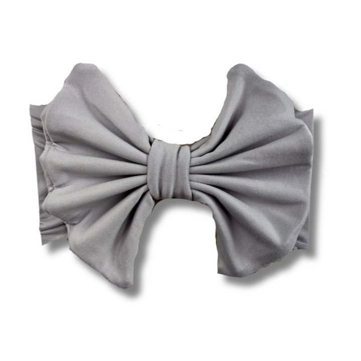 Big Bow Headband - Silver
