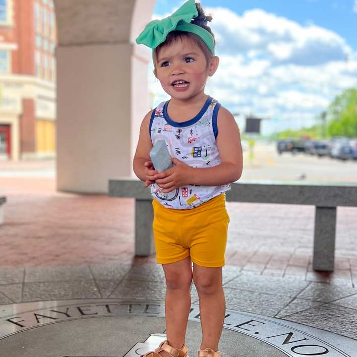 Cartwheel Shorts - Gold