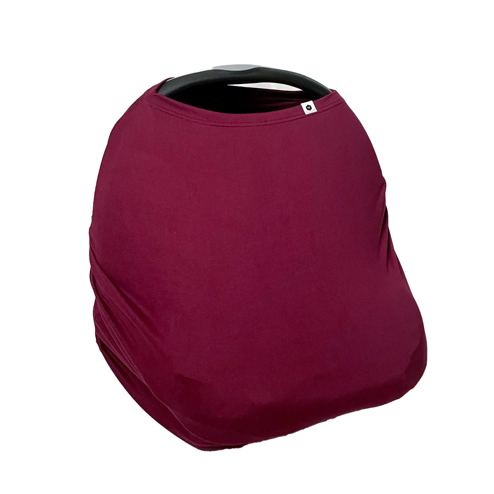 Bee Covered Multi-Use Cover - Burgundy