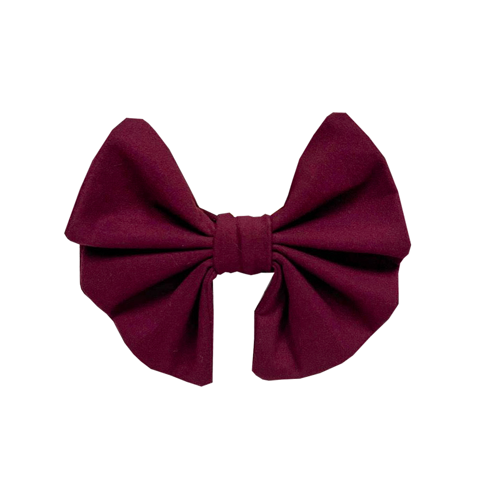 Big Bow Headband - Burgundy