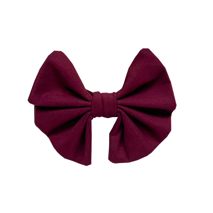 Big Bow Headband - Burgundy
