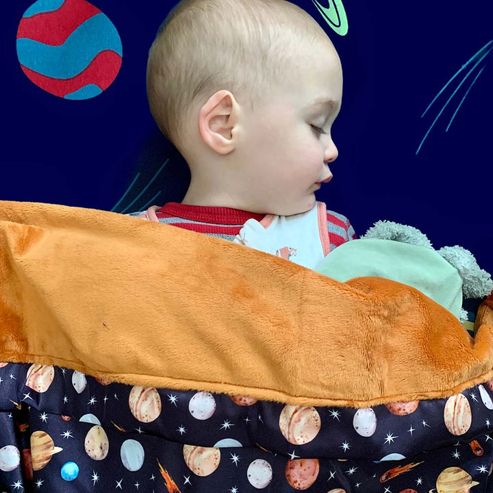 Baby Bee Luxe Blanket Satin - Cosmos