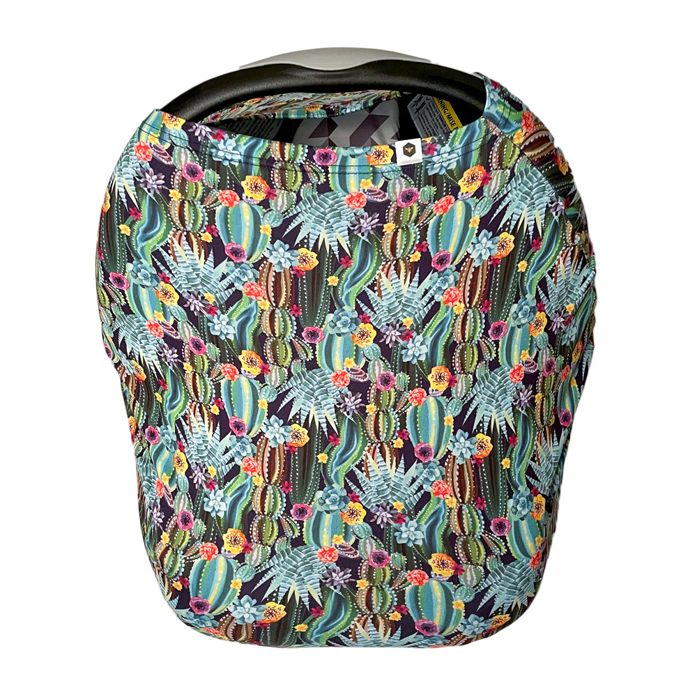 Bee Covered Multi-Use Cover - Midnight Bloom