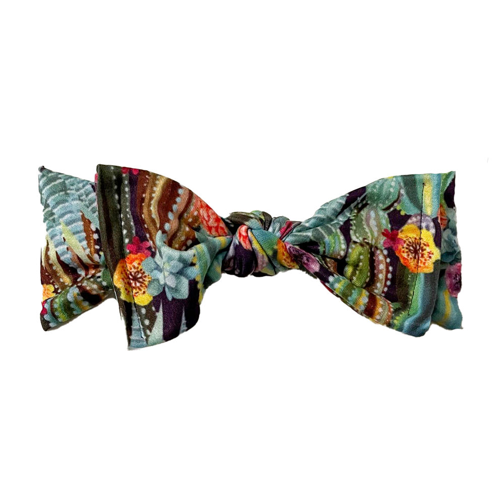 Baby Headband - Midnight Bloom