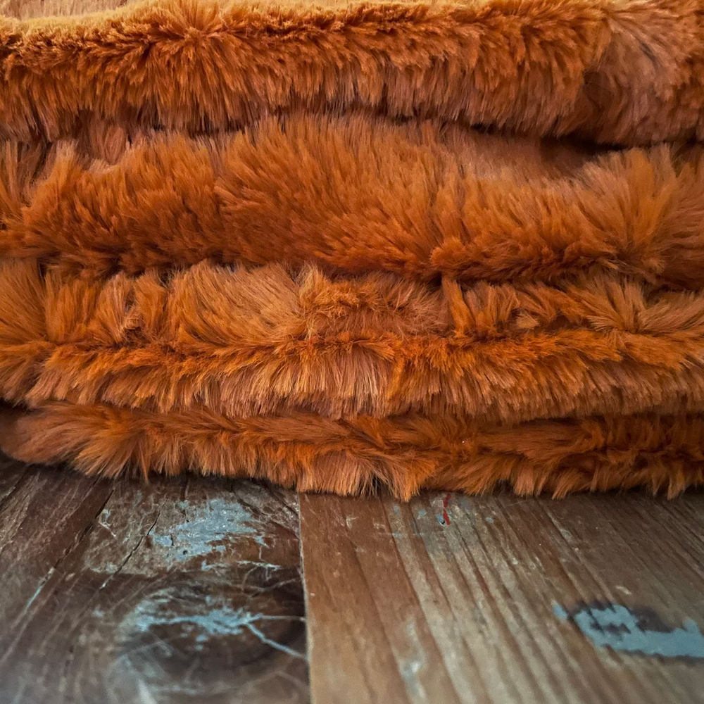 Baby Bee Luxe Blanket Plush - Pumpkin Spice