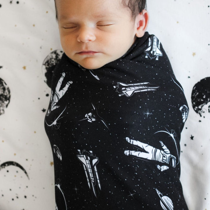 Stretch Swaddle Set - Space Race
