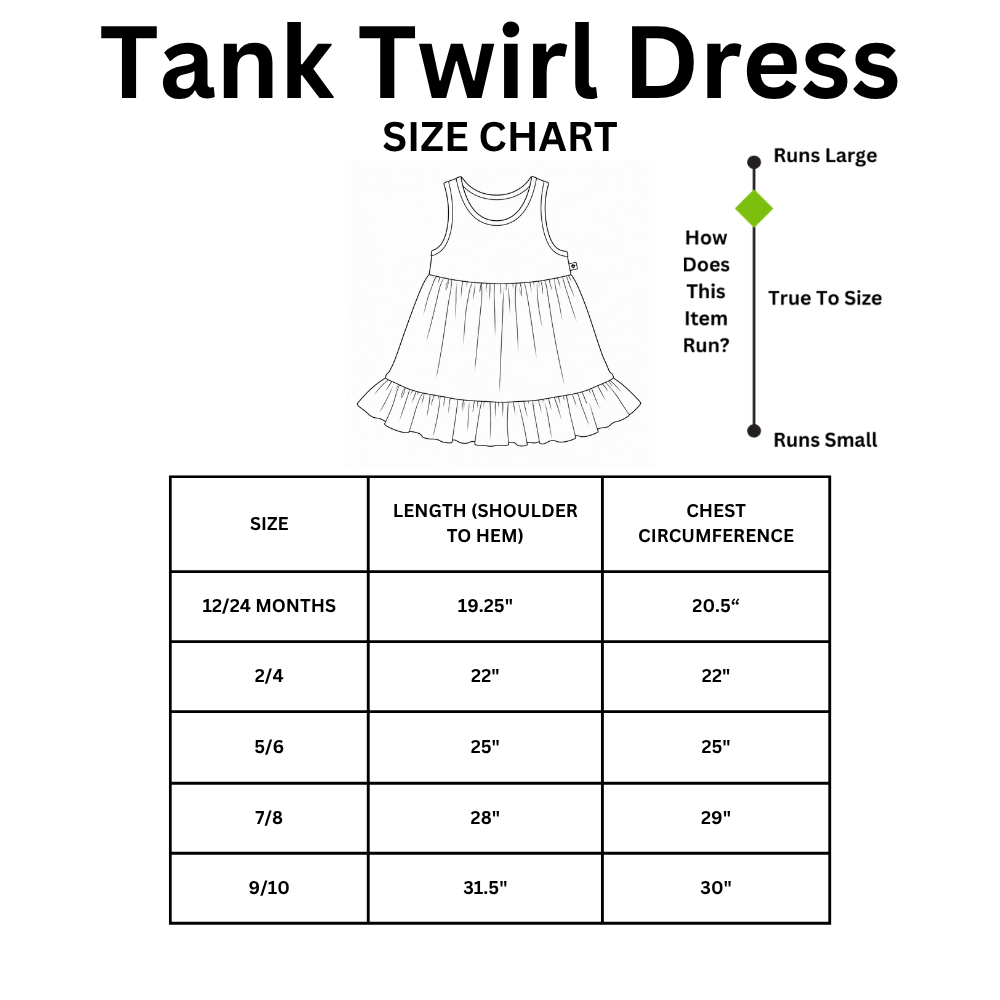Bamboo Tank Twirl Dress in Liberty