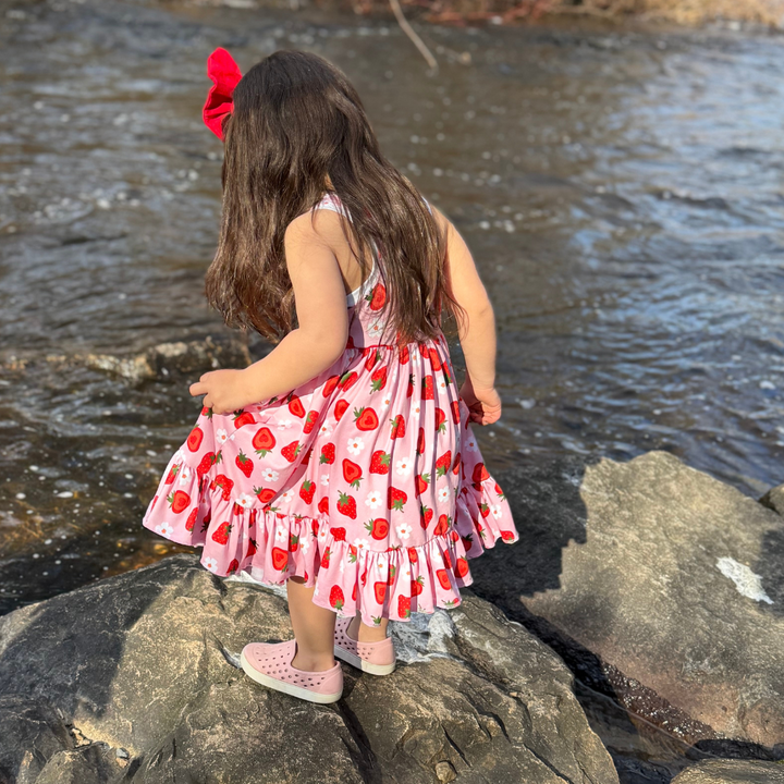 Tank Twirl Dress - Berry Sweet