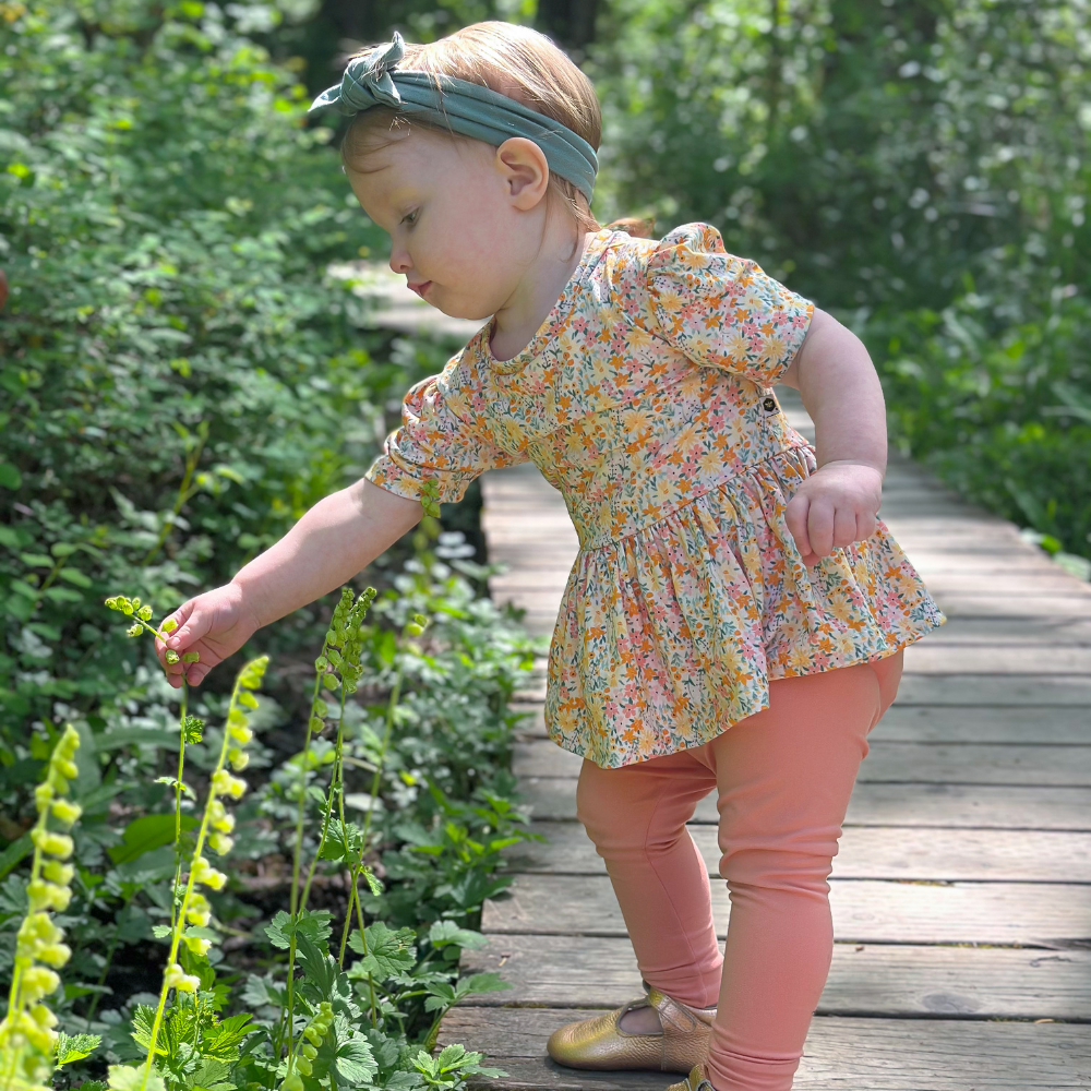 Short Sleeve Peplum Top - Doris