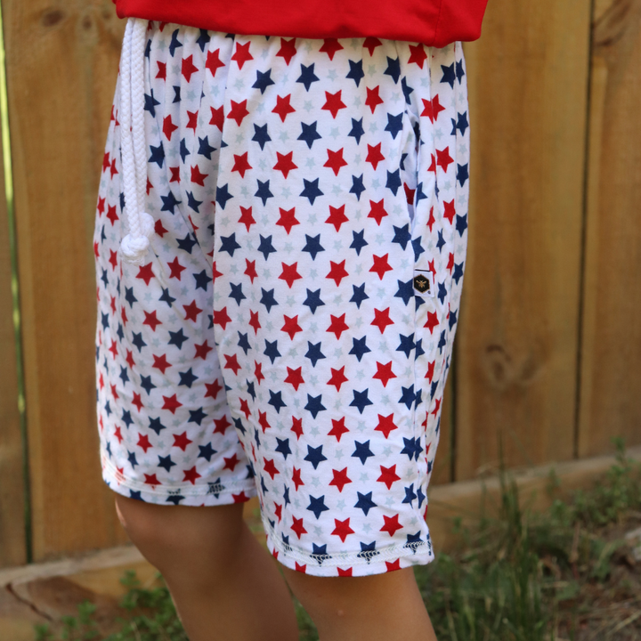 Bamboo Jogger Shorts in Independence