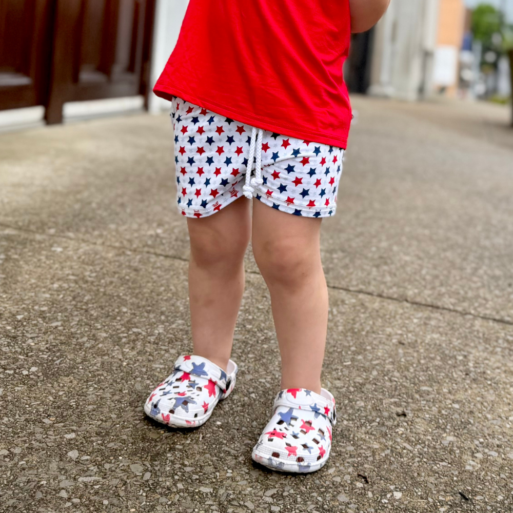 Bamboo Jogger Shorts in Independence