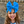 Big Bow Headband - Blue Scuba