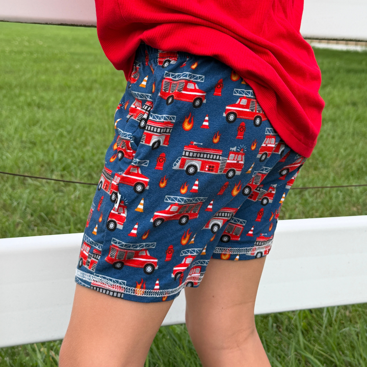 Bamboo Jogger Shorts in Ladder 10