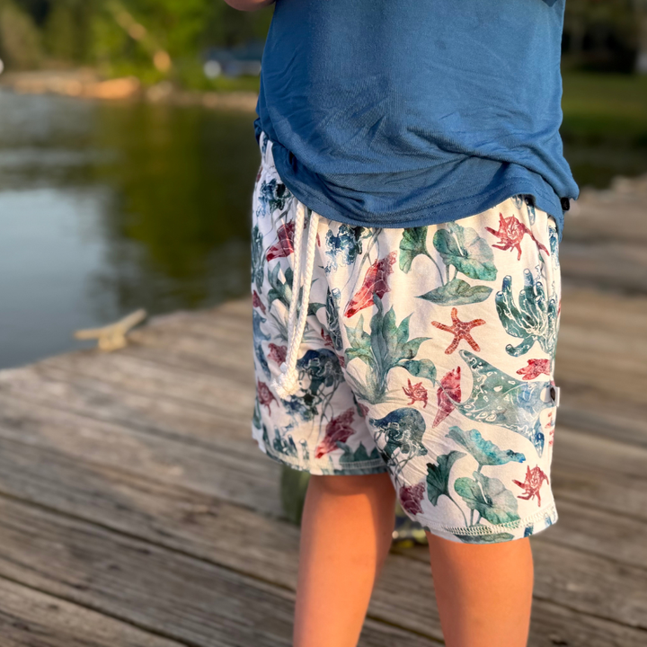 Bamboo Jogger Shorts in Catch Some Rays