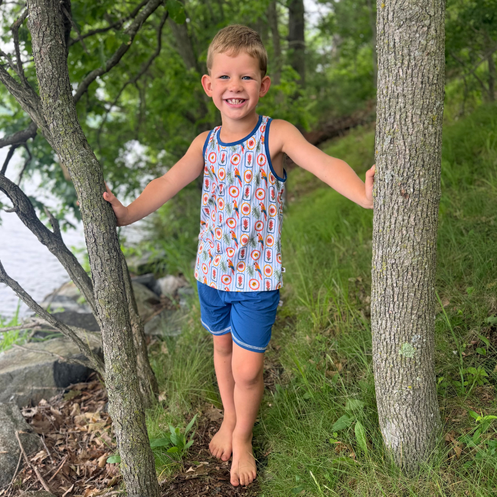 Bamboo Tank Top in Island Vibes