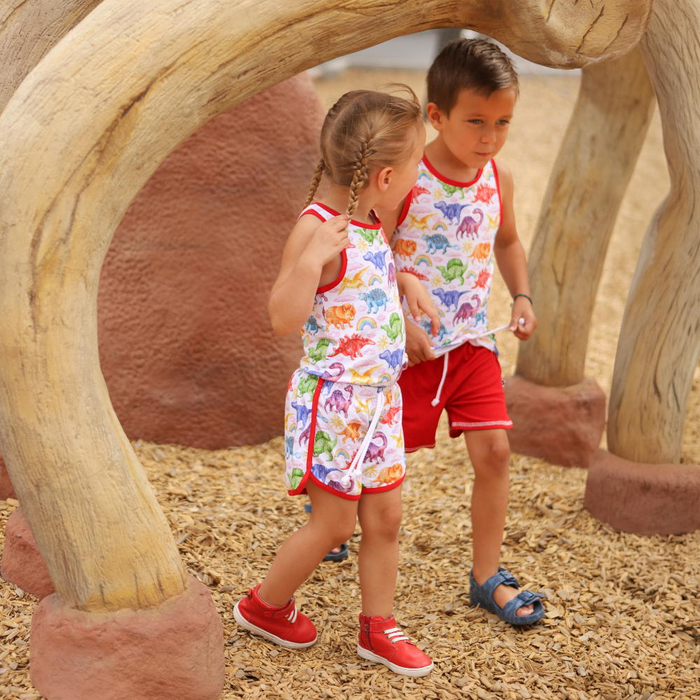 Bamboo Tank Top in Jurassic Joy