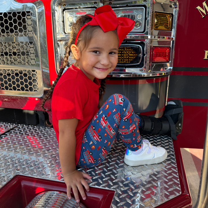 Bamboo Leggings in Ladder 10