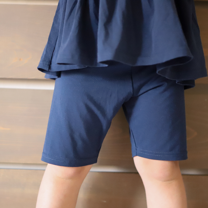 Bamboo Cartwheel Shorts in Navy