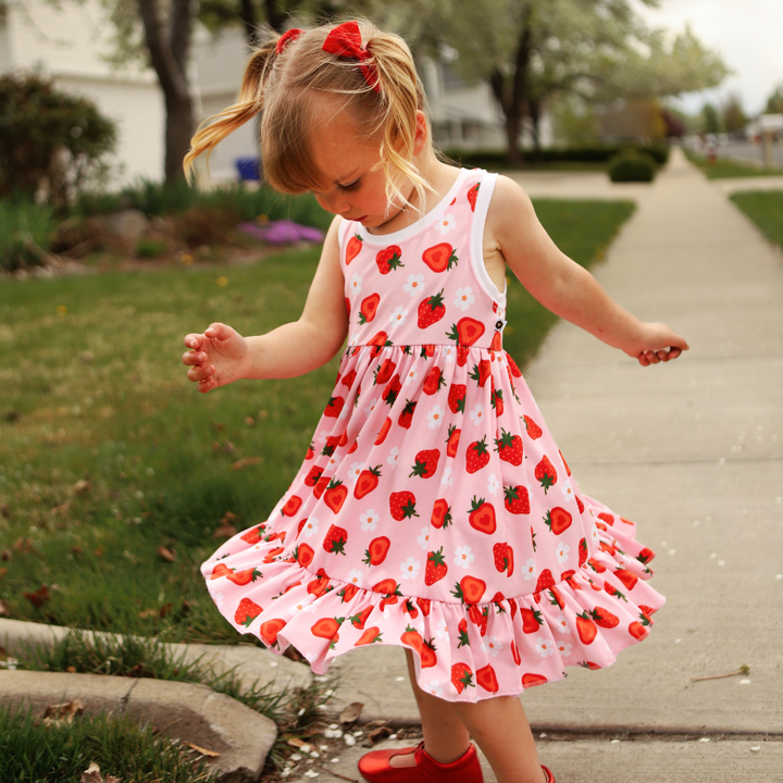 Tank Twirl Dress - Berry Sweet