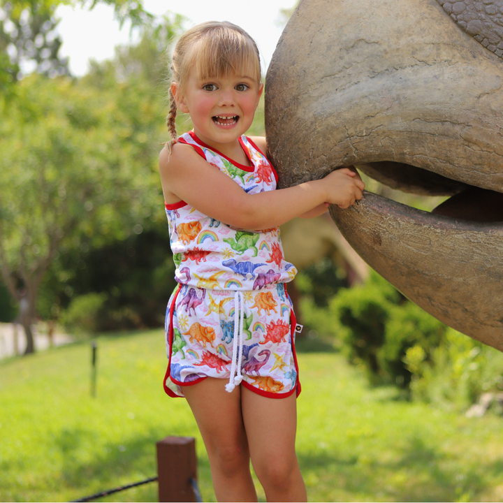 Bamboo Track Short in Jurassic Joy