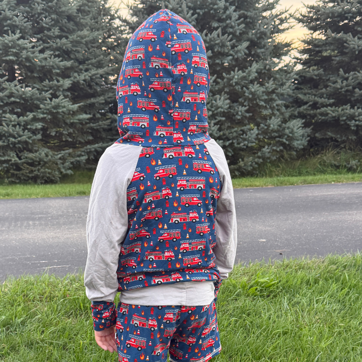 Bamboo Hoodie in Ladder 10