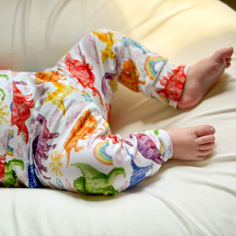 Bamboo Leggings in Jurassic Joy