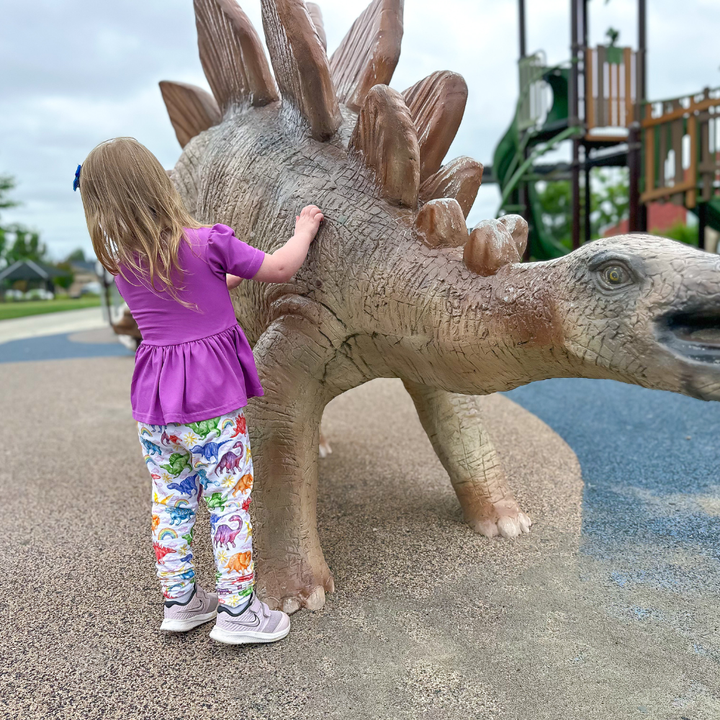Bamboo Leggings in Jurassic Joy