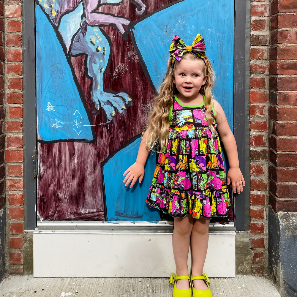 Tank Twirl Dress - Rad Raptor