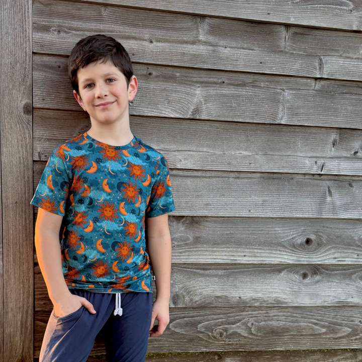 Bamboo Short Sleeve Crew Neck Tee in Sol Mates