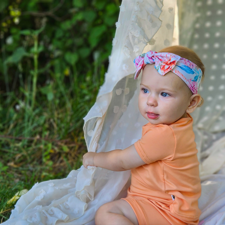 Short Sleeve Jumper - Tangerine