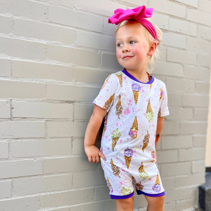 Short Sleeve Jumper - Sweet Swirls