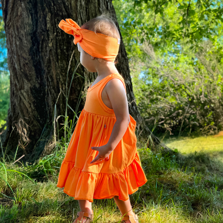 Tank Twirl Dress - High Voltage Orange