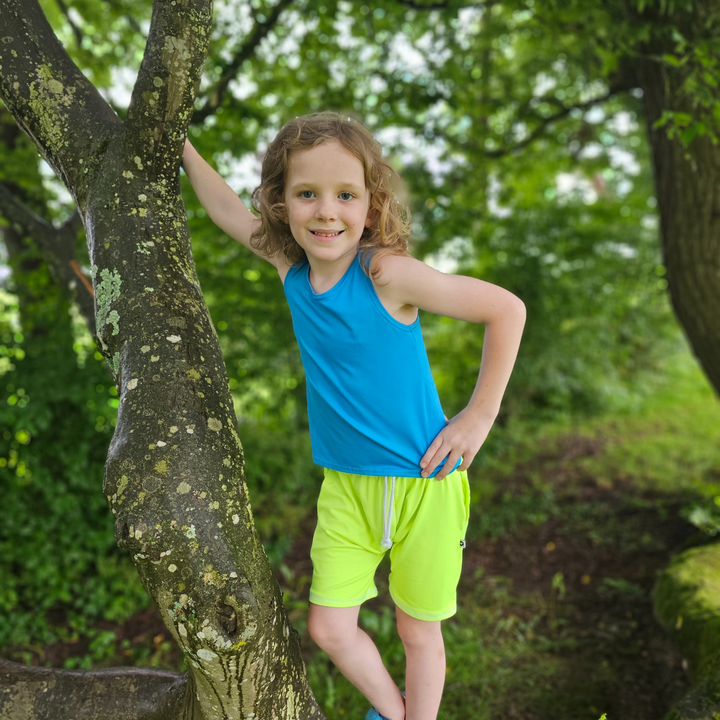 Jogger Shorts - Electric Yellow