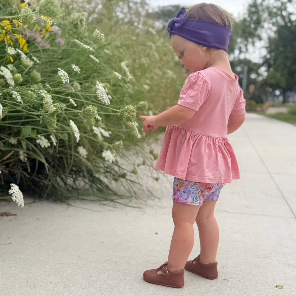 Bamboo Cartwheel Shorts in Gardens