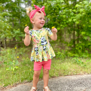 Short Sleeve Peplum Top - Bamboozled