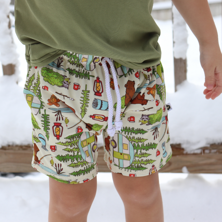 Jogger Shorts - Campfire Tails