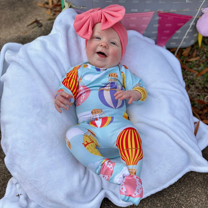 Long Sleeve Romper - Up, Up And Away