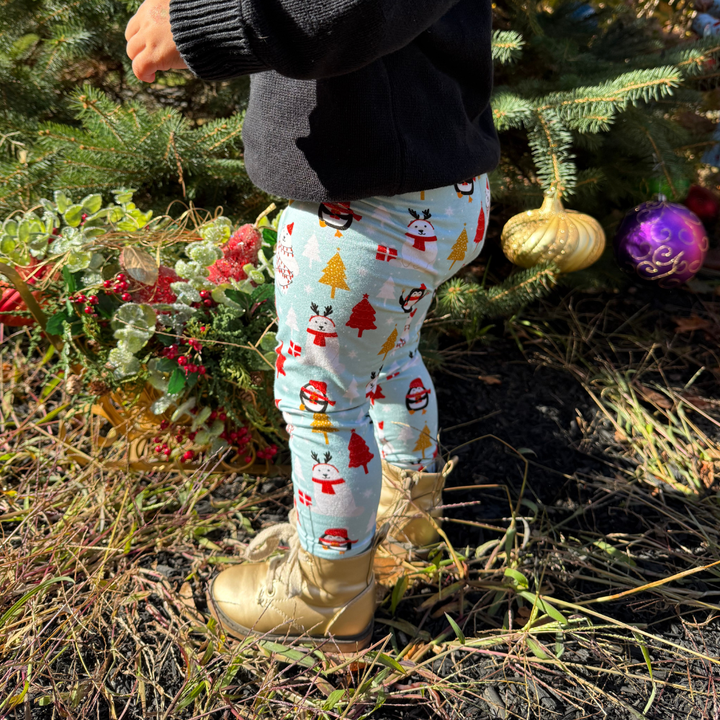 Bamboo Leggings in Arctic Antics