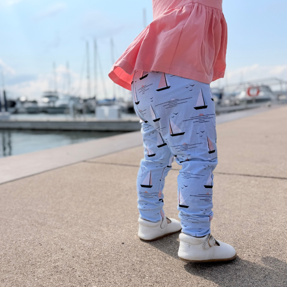Bamboo Leggings in A Boat Time